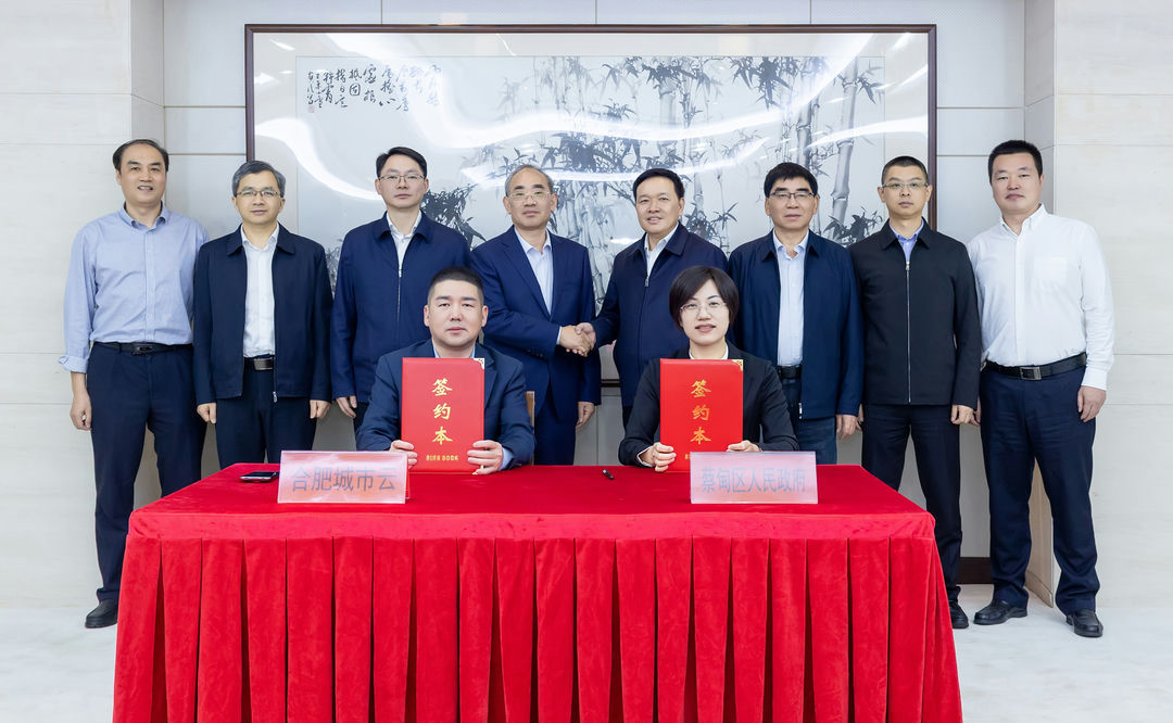 聚力建支点 夺取开门红｜武汉蔡甸：新基建赋能数字经济发展 合肥城市云武汉人工智能算力中心项目正式落户